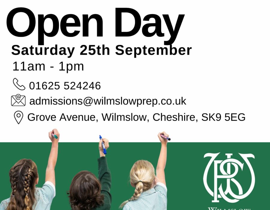 Wilmslow preparatory school open day