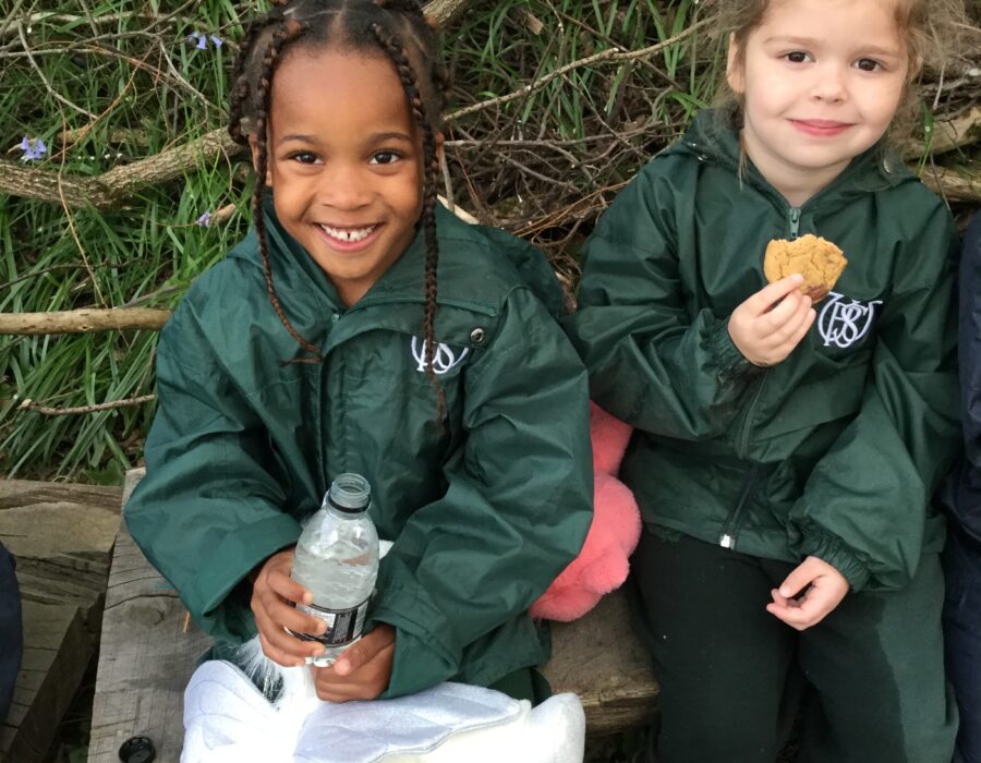 children at forest school