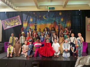 Aladdin performance at Wilmslow Prep School